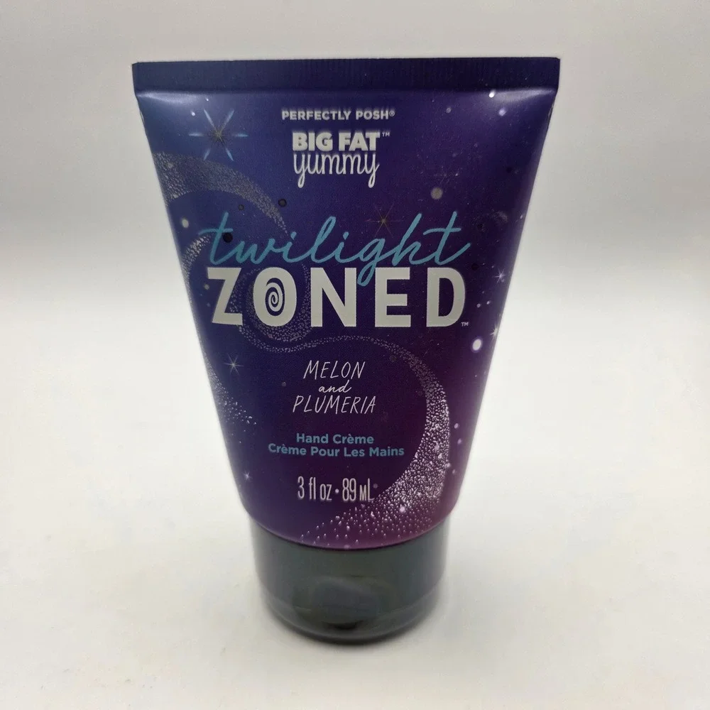 Perfectly Posh Big Fat Yummy Twilight Zoned Hand Creme 3oz Melon Plumeria Vegan